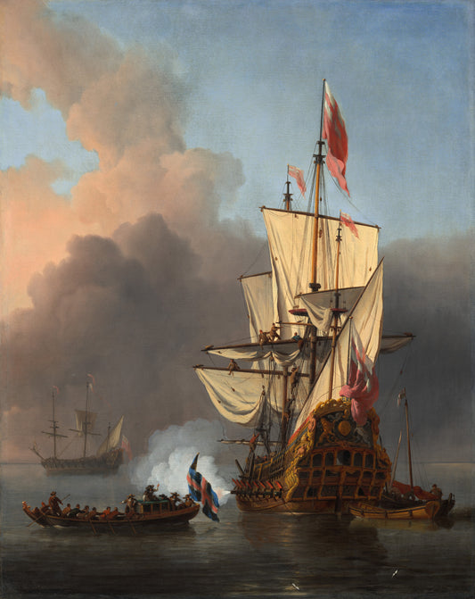 [PREORDER] An English Warship Firing Salute